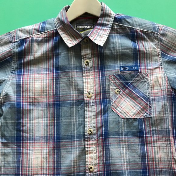 Boy’s short sleeved collared shirt by Burnside - Picture 5 of 14